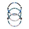 FOCO Carolina Panthers NFL 3 Pack Team Friendship Bracelet view 1
