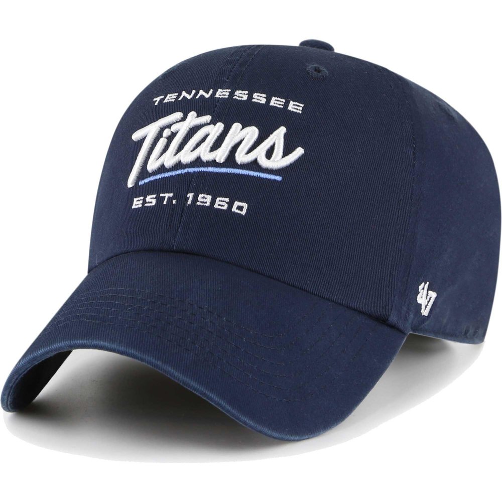47 Women's Navy Tennessee Titans Sidney Clean Up Adjustable Hat