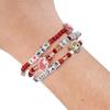 FOCO Washington State Cougars NCAA 3 Pack Team Friendship Bracelet view 4