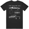 1979 Trans Am Multi View with Tachometer and Model Year T Shirt XL Black view 1