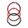 FOCO Auburn Tigers NCAA 3 Pack Beaded Friendship Bracelet view 1