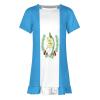 Guatemala Flag Girl's Dress Summer Crew Neck Children's T-Shirt Tops Casual Wear 110CM view 4