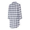 Concepts Sport Women's Charcoal Las Vegas Raiders Sienna Plaid Full-Button Long Sleeve Nightshirt view 3
