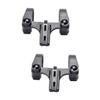 BESPORTBLE 2pcs Lamp Bracket for Bike Headlight Holder Center Mount Skid Design for Mountain and Road Cycling Handlebar Fit Black view 1