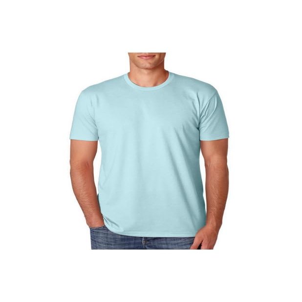 Next Level, Mens Premium Fitted CVC Crew Tee (N6210). Ice Blue