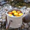 Travel Foldable Bucket Portable Camping Picnic Fishing Bucket Live Fish Outdoor Multifunctional feet Bathing tub view 2