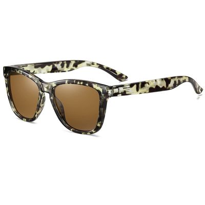 XLUMIO Women Polarized Sunglasses UV400 Men Sun Glasses Colorful Eyeglasses Frames Cycling Driving Sports Traveling Eyewear,Yellow tortoise TEA,one size