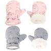 Weradau Fleece Lined Mittens for Baby Boys Girls,Baby Toddler Little Kids Winter Gloves Mittens - 2 Pair Pack 4-6 Years view 1
