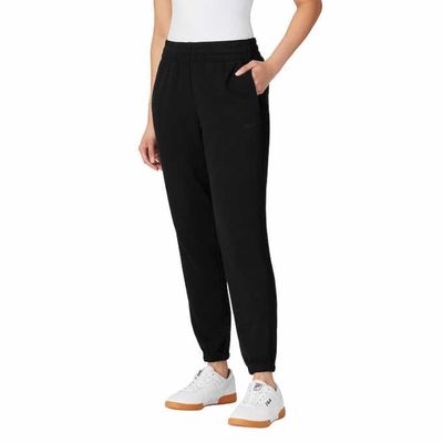 Fila Women French Terry Jogger with Pockets (Black, Small)