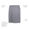Holloway Men's Momentum Shorts, Graphite view 3