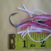 9 PCS. 2 S.S. ASSIST HOOKS #3/0 W/SQUID SKIRT HOOCHIE BAIT & S.S. WIRE LEADER for Toothy Critters, Rigging Baits and Lures for Saltwater & Freshwater. view 3