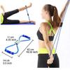 Blue Pilates BAR & Yoga Toner Resistance Band -Fitness Band, Stretch Band, Pull Up Band, Toning Equipment, Gut Busting Body Trimmer, Waist & Ab Shaper, Arms, Chest (Blue Pilates Bar & Yoga Toner) view 3