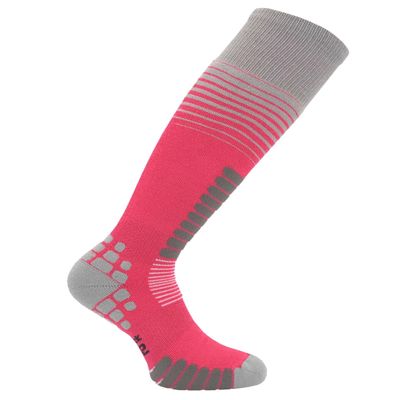 Eurosock Ski Zone 2-Pack - Unisex Socks - Calf Socks - Seamless Toe Closure - Medium Fabric - Elastic Arch Strawberry XS (US Women's Shoe 4-5) One Size