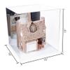 Better Display Cases Acrylic Versatile Display Case - Large Square Box with Mirror Case and White Base 15" x 15" x 15" (A125) view 2