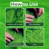aZengear Repair Patches for Jackets, Tent, Shoe Toe, Air Mattress, Inflatables, PVC Gear - Waterproof, Self-Adhesive, Tear-Cold-Heat-Resistant, Down Puffer Coat (11 Pcs, Cool Green) view 2
