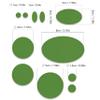 aZengear Repair Patches for Jackets, Tent, Shoe Toe, Air Mattress, Inflatables, PVC Gear - Waterproof, Self-Adhesive, Tear-Cold-Heat-Resistant, Down Puffer Coat (11 Pcs, Cool Green) view 3
