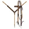 Western Headstall Breast Collar Reins Set Leather Hand Carved Tooled Equestrian Trail Horse Saddle Tack Set Full Cob Pony ST-HTS-077 (Full) view 1