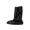 Waterproof Tall Plastic Shoe Covers Size Xxl Black for Winter Snow Defense view 1