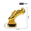 LNGODEHO 24K European Golden Football Boot Replica Trophy Champion Top Shooter Award Cup Statue Fans Souvenir Cup for School Tournament (Ball Kicking) view 3