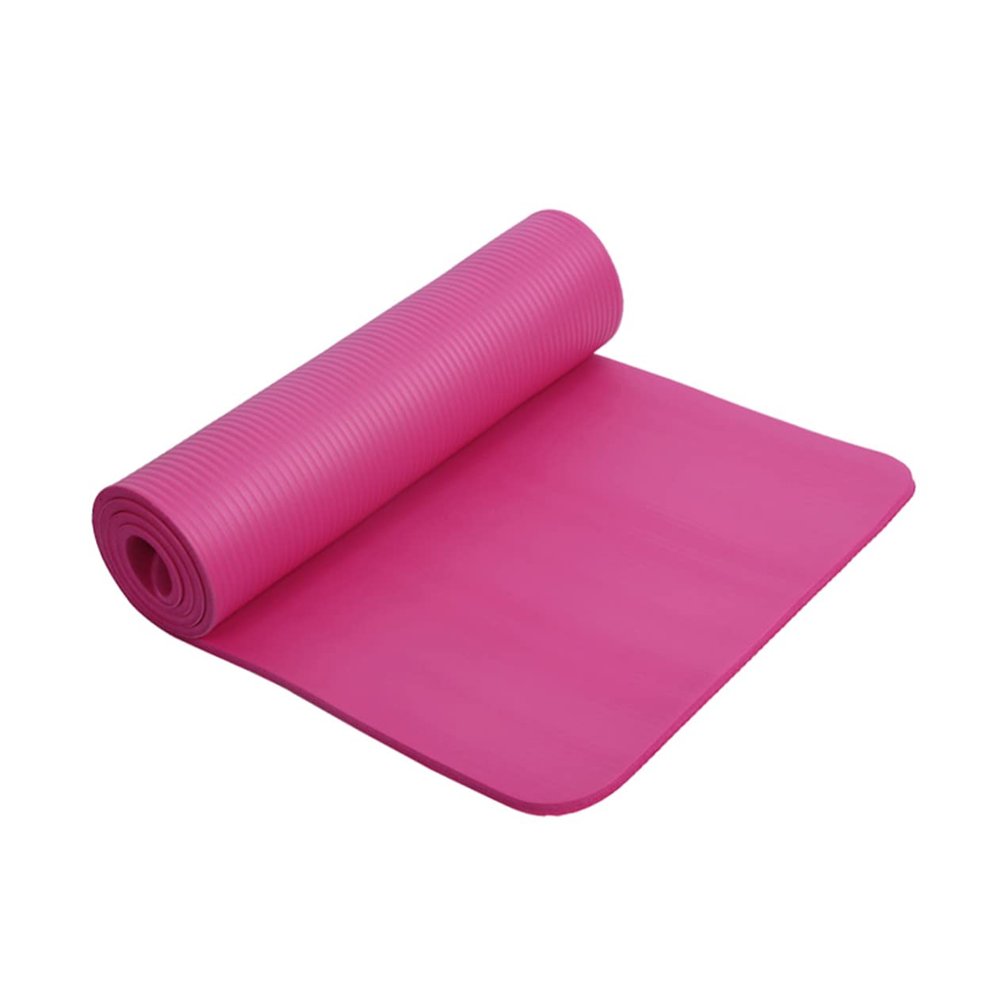 Sosoport Extra Thick Non-slip Yoga Mat for Women High Density Tear Exercise Mat Carrying Strap for Home Workouts and Fitness Routines Pink