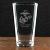 7.62 Design U.S. Marine Corps Eagle Globe and Anchor Personalized 16 oz. Pint Glass view 2