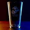 7.62 Design U.S. Marine Corps Eagle Globe and Anchor Personalized 16 oz. Pint Glass view 3