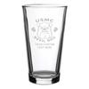7.62 Design U.S. Marine Corps Bulldog Personalized 16 oz. Pint Glass