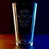 7.62 Design U.S. Marine Corps Bulldog Personalized 16 oz. Pint Glass view 3