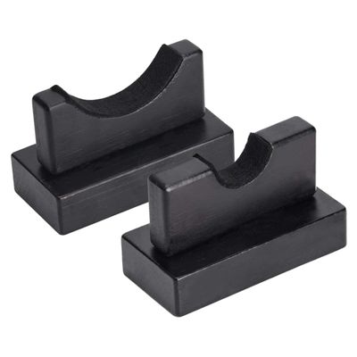 Kisangel Baseball Bat Display Rack Stand 2pcs Wood Bat Rack Sturdy Base for Indoor Storage