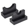 Kisangel Baseball Bat Display Rack Stand 2pcs Wood Bat Rack Sturdy Base for Indoor Storage view 1