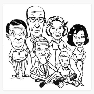 Vintage Dick Van Dyke Show Bumper Sticker Vinyl Decal 5"