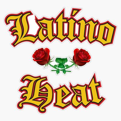 Latino Heat - Reggaeton Design Bumper Sticker Vinyl Decal 5"