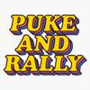 Puke and Rally Summer College Party Bumper Sticker Vinyl Decal 5" view 1