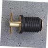 Sosoport Kayak Drain Plug Marine Drain Plug Rugged Brass Construction for Boat Bilge view 2