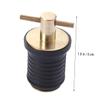 Sosoport Kayak Drain Plug Marine Drain Plug Rugged Brass Construction for Boat Bilge view 3