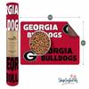 Georgia Bulldogs Officially Licensed Food and Water Mat for Dogs and Cats | 18" x 29" | Non-Slip | Water-Proof view 2