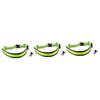 Kisangel 3pcs Reflective Belt Led for Runners Hikers Bikers Rechargeable Adjustable and Highly Visible view 1
