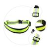 Kisangel 3pcs Reflective Belt Led for Runners Hikers Bikers Rechargeable Adjustable and Highly Visible view 3