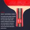 DUDSME Ping Pong Paddle Table Tennis Bat 1 Star Defensive 5-Ply Pure Wood Professional Racket Suitable for Beginner Training with Carry Bag/A/Short Handle view 3