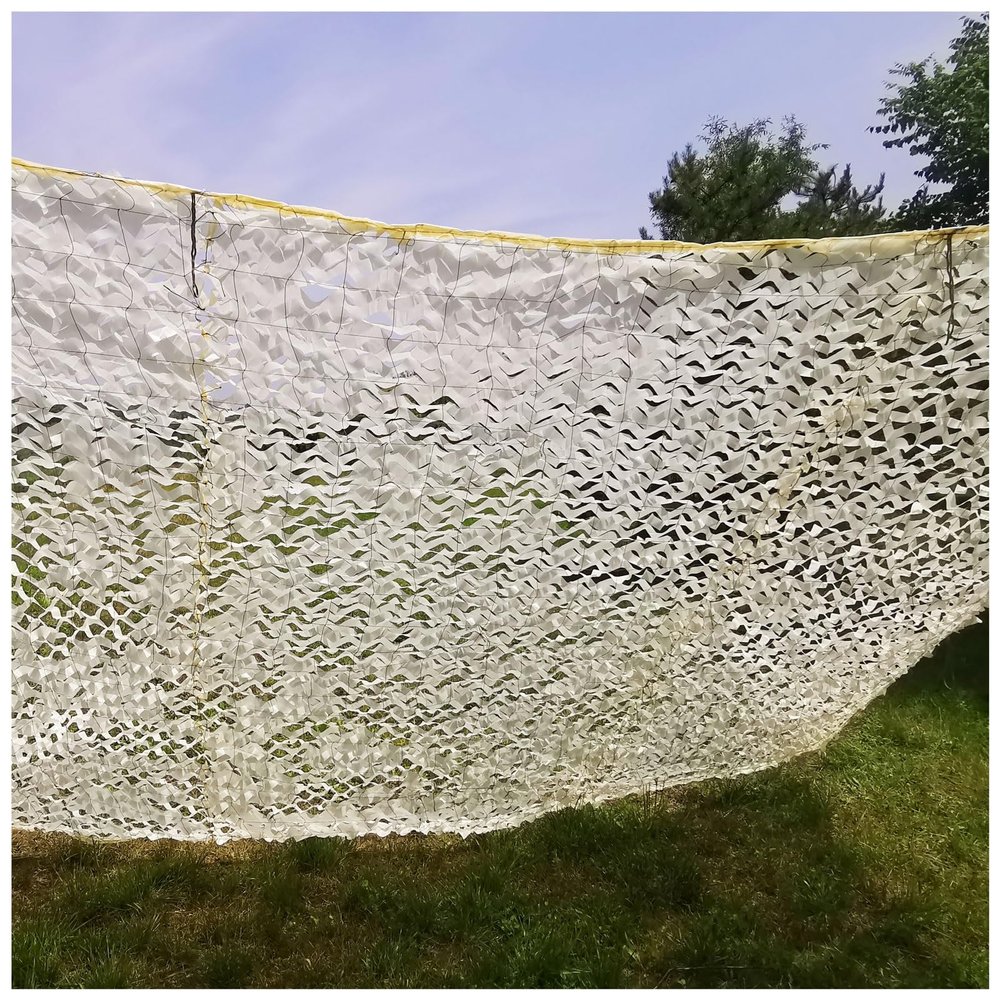 Camo Netting Balcony Privacy Fence Screen Shade Mesh Fabric Net for Patio Garden, Beige Camouflage Net for Hiding Wire Fence Netting, Military Camo Net for Kids Den Camping Hide Holiday Party Game ( S