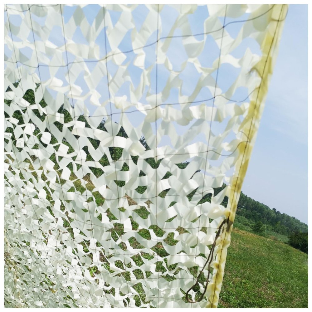 Camouflage Netting Beige Gazebo Camouflage Net, Large Military Camo Netting Double Layer, Greenhouse Covers Shade Cloth 210d Oxford Cloth Sunblock Mesh, for Kids Den Party Camping Hide Decor Sun Shade