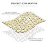 3x4m Camouflage Woodland Netting Beige, 210D Oxford 2x3m Shade Cloth Greenhouse Shading Net, Camo Netting Camping Hunting Shooting Hide Sunscreen Nets for Decoration Theme Party Making Dens Shelter ( view 2