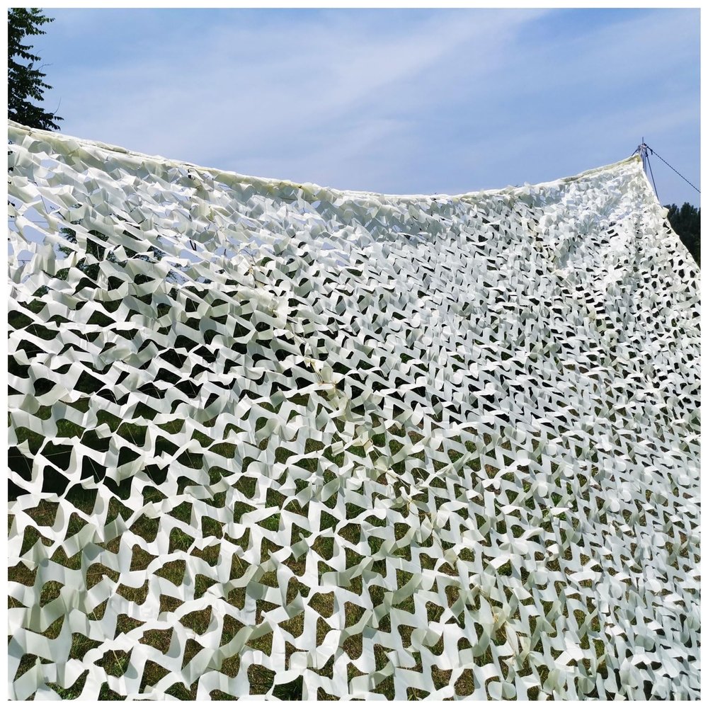 Camouflage Net 210D Double Woodland Military Beige Camo Netting, 3x4m 4x6m 6x6m Camo Netting Kids, Outdoor Sun Shade Car Cover, for Photography Background Decoration Hunting Blinds Balcony Privacy ( S