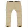 TBMPOY Men's Snow Ski Hiking Pants Waterproof Winter Fleece Lined Pants Camping Skiing Ice Fishing Pants with Belt 01 Thick Light Khaki L view 3