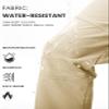 TBMPOY Men's Snow Ski Hiking Pants Waterproof Winter Fleece Lined Pants Camping Skiing Ice Fishing Pants with Belt 01 Thick Light Khaki L view 4