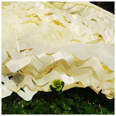 AITAF Army Camouflage Netting Beige, Large Camo Netting for Sunshade Camping Shooting Hunting, Sun Canopy Awning Provide Privacy for You and Neighbour Covering Holes in The Hedge (Size : 3m x 4m)