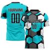 Custom Soccer Team Practice Jersey, Team Football Jerseys, Custom Soccer Shorts with Pockets Printed Name and Number view 2