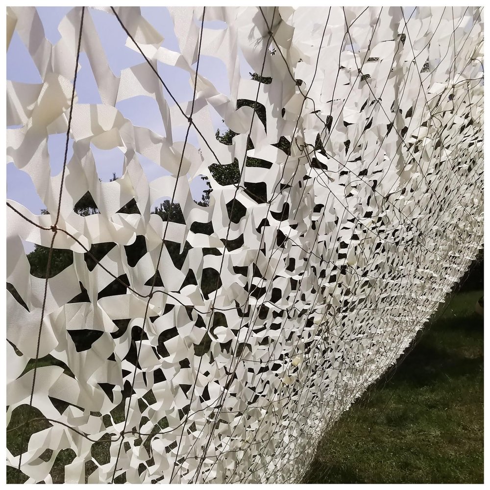 Sun Shade Sail Rectangular Garden Shelter Beige Camouflage Net, Garden Camo Netting Fence Shade Net Sun Protection Garden Netting Mesh Oxford Fabric, for Shooting, Car Cover, Decoration, Photograph (