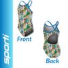 Sporti x Mat Chavez Limited Edition Backstroke Beauties Thin Strap One Piece Swimsuit Youth (22-28) - Multi - 28Y view 2