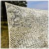 Camouflage Beige Netting 1m 2m 3m 4m 5m Lightweight Net Oxford Fabric Double Layer Camo Net Sunscreen Nets Sunblock Shade Cloth Cover Sunshade Net Sun Canopy Awning for Cover Pond Hiding Camping ( Siz view 1